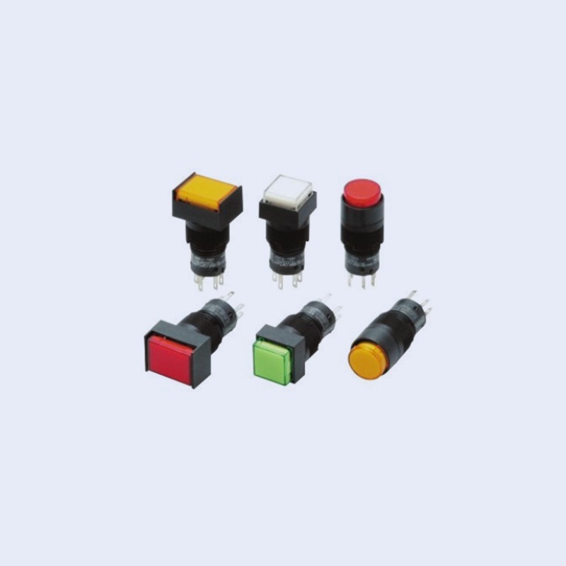 A3C系列按鈕歐姆龍開(kāi)關(guān)（帶燈、不帶燈）（圓型φ12）